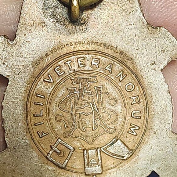 2 Civil War Union Medals Sons Of Union Veterans Fraternity Antique SUVCW Bronze - Picture 12 of 16